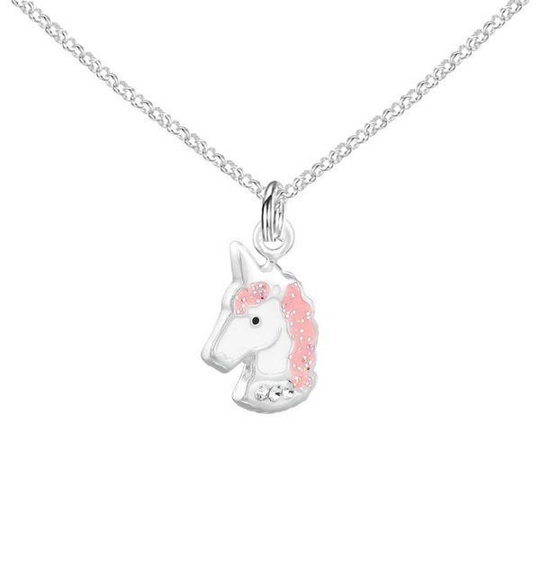 KAYA sieraden Kinderketting 'Unicorn' Roze