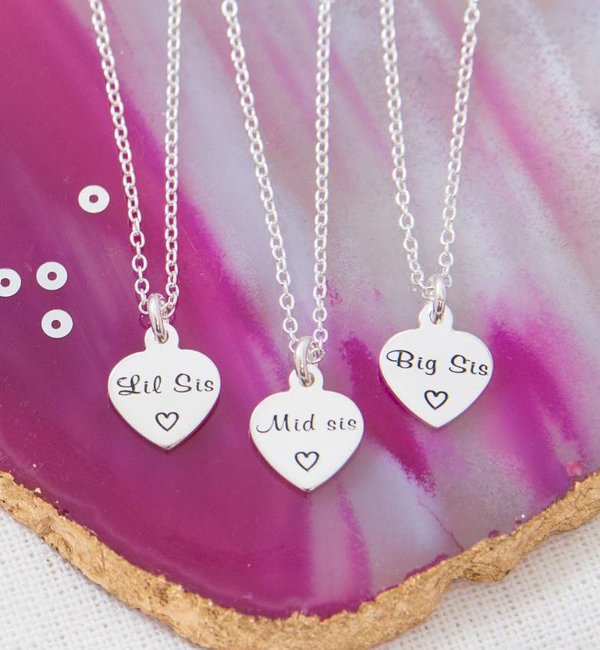 KAYA sieraden Silver text charms for bracelet or necklace