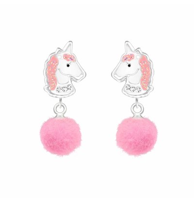 Unicorn Fantasy Threader Earrings in Silver | fripparie