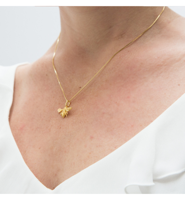 KAYA sieraden Ketting 'Wesp' I Rose Verguld