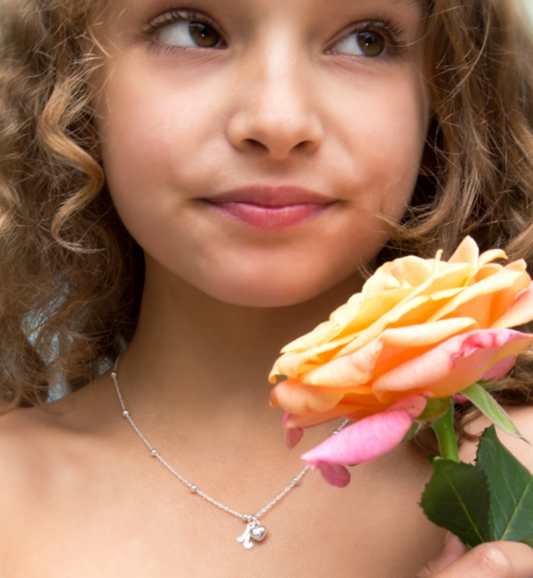 KAYA sieraden Necklace with letter ‘Initial’ with heart