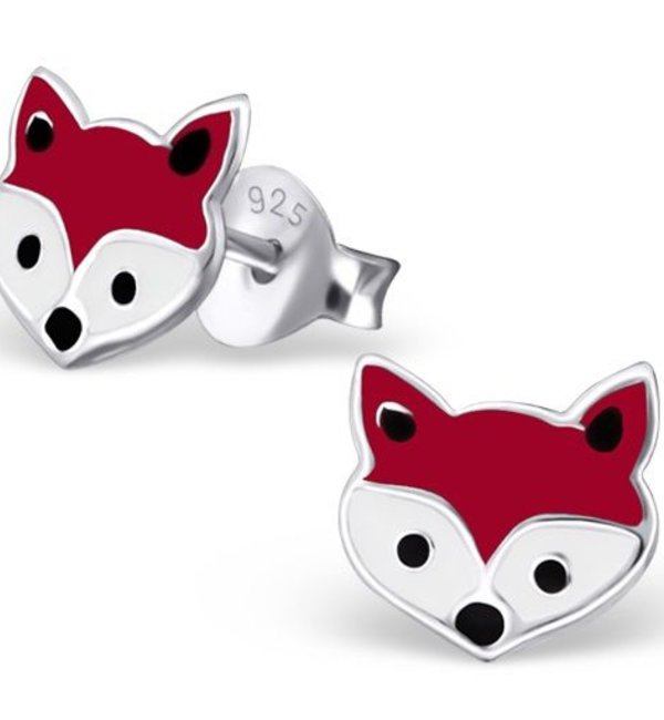 KAYA sieraden Silver earrings 'foxes'