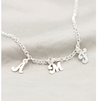 KAYA sieraden Silver Necklace 'Disc & Birthstone'