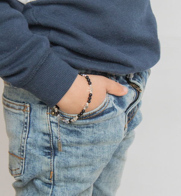 KAYA sieraden Jonges Armband Shine Bright I Met Onyx