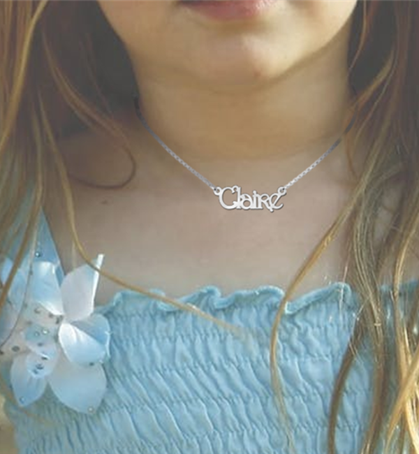 Sieraden Silver Name Necklace Child 'Personal'