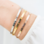 KAYA sieraden Set of 2 Slave bracelets 'Together, we make a family ♡'