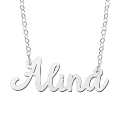 Sieraden Name Necklace 'Claudia' in the name of your choice