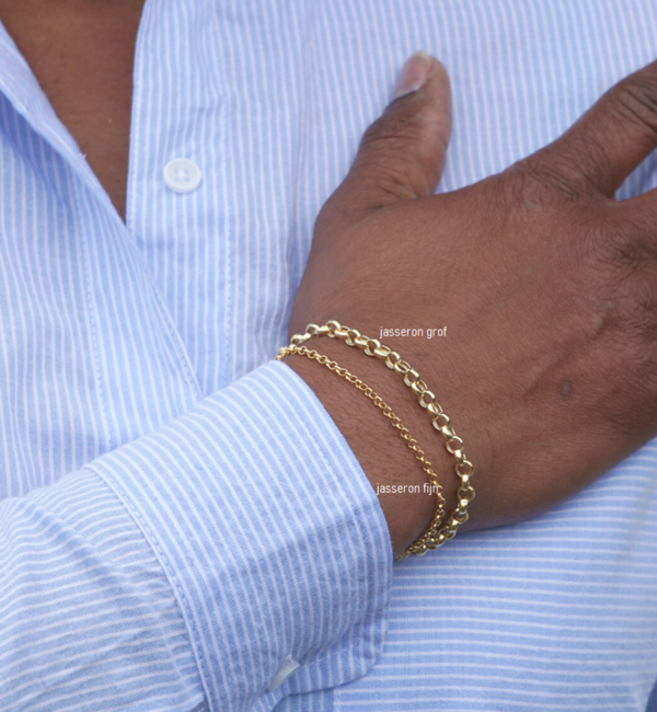 KAYA sieraden Charm bracelet 'Jasseron' I compose myself