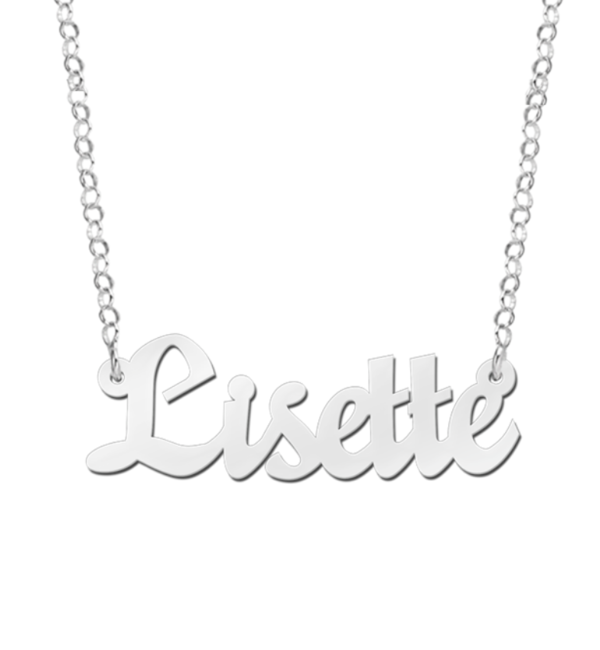 Sieraden Name necklace 'Names' Lisette