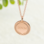 KAYA sieraden Personalized necklace with initials ‘Olivia’
