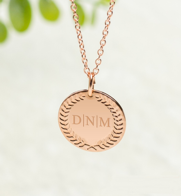 KAYA sieraden Gepersonaliseerde Ketting met Initialen 'Olivia'