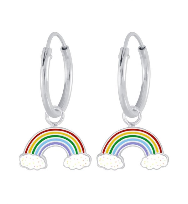 KAYA sieraden Children's Earrings Creoles 'Rainbow'