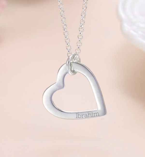 KAYA sieraden Ketting 'Hearts' met Naam