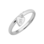 KAYA sieraden Ring with Initial 'Heart Charm'