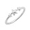 KAYA sieraden Ring 'Three Shining Stars'