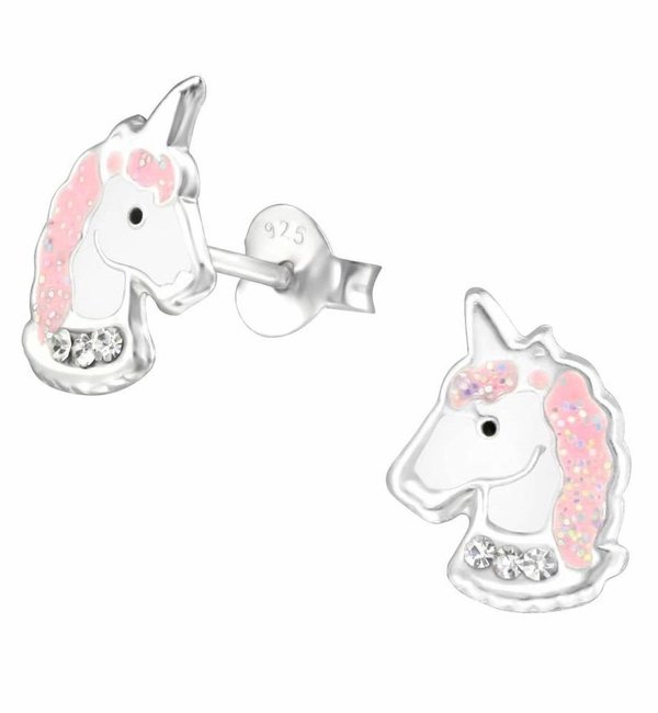 KAYA sieraden Zilveren set 'Unicorn' I ketting, ring en oorbellen