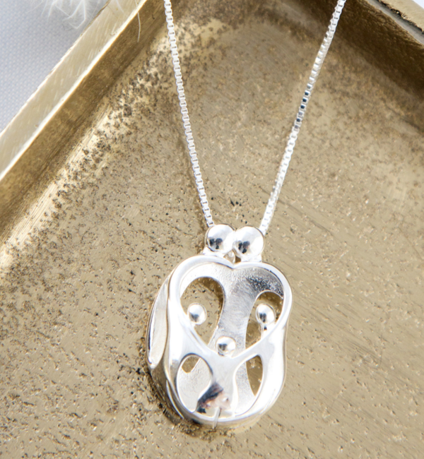 KAYA sieraden Silver Necklace "The Love Between Mother & Daughter .. '