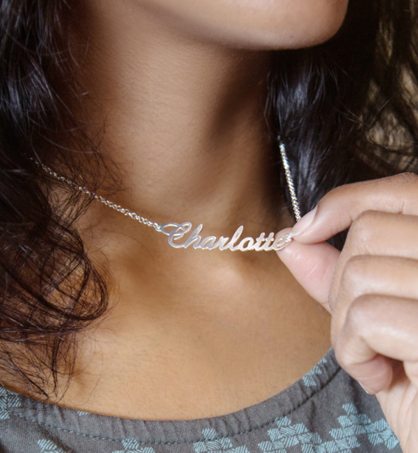 Sieraden Necklace with Name 'Elegant'