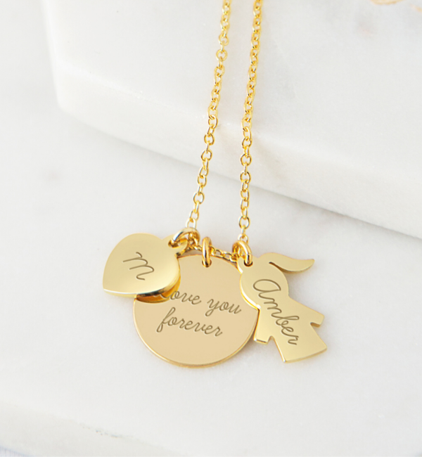 KAYA sieraden Personalized Necklace 'Mama' with Engraving