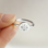 KAYA sieraden Silver Ring 'Initials'
