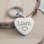 KAYA sieraden Keychain with engraving - Heart