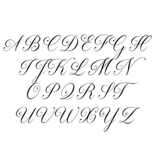 KAYA sieraden Necklace with initials ‘Olivia’