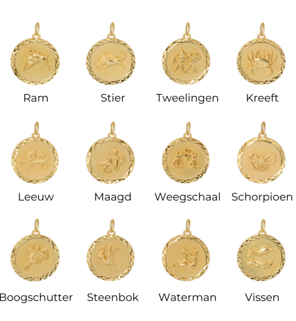 KAYA sieraden Ketting met Sterrenbeeld 'Vissen'