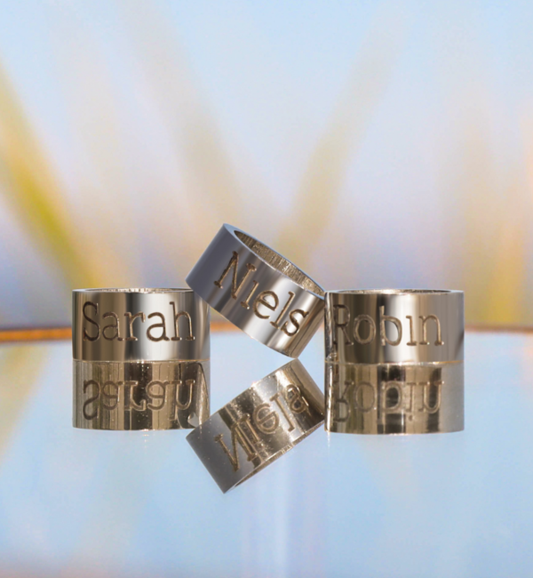 KAYA sieraden Personalized Stainless Steel Ring