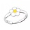 KAYA sieraden Silver children’s ring ‘Daisy’