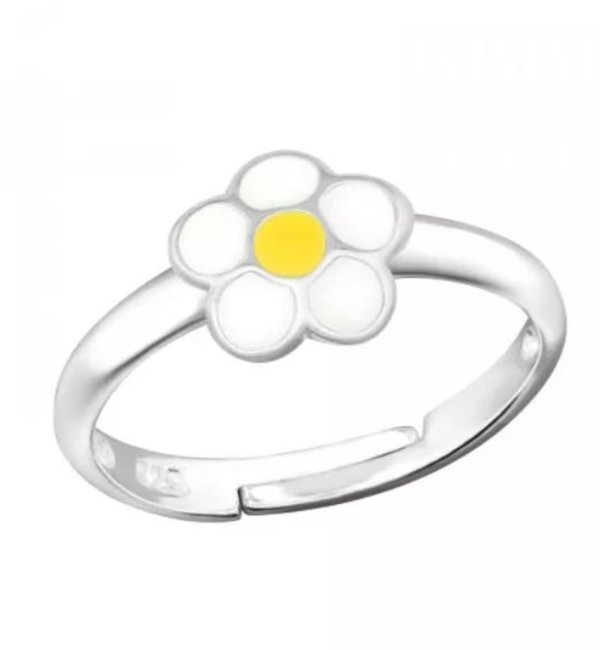 KAYA sieraden Silver children’s ring ‘Daisy’
