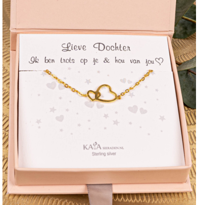 KAYA sieraden Bracelet with Greeting Card Daughter I Choose the model