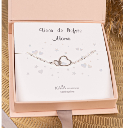 KAYA sieraden Bracelet with Greeting Card Mama I Choose the model