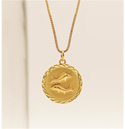 KAYA sieraden Ketting met Sterrenbeeld 'Vissen'