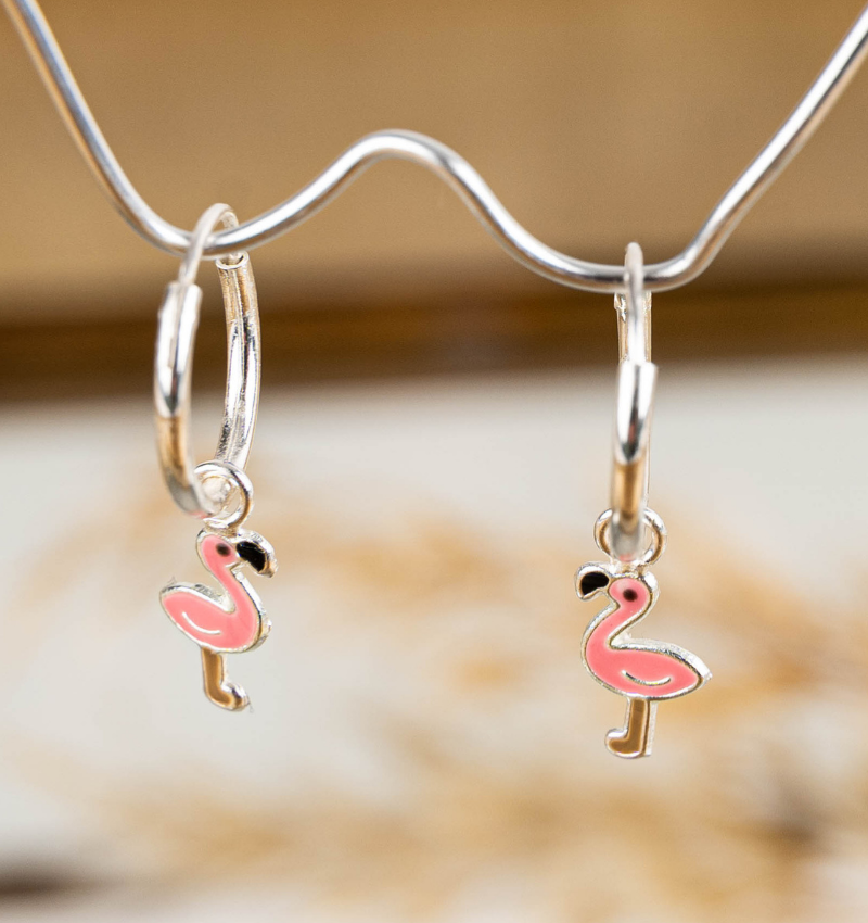 Hangoorbellen flamingo