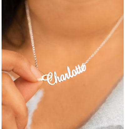 Sieraden Name necklace 'Elegant'