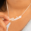 Sieraden Name Necklace 'Claudia' in the name of your choice