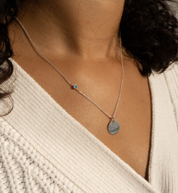 KAYA sieraden Necklace with Name 'Birthstone'