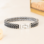 KAYA sieraden Men's Bracelet with Engraving 'Link' in Stainless Steel