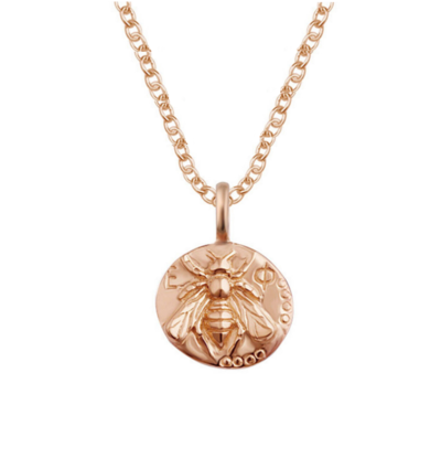 KAYA sieraden Ketting 'Munt' met Wesp