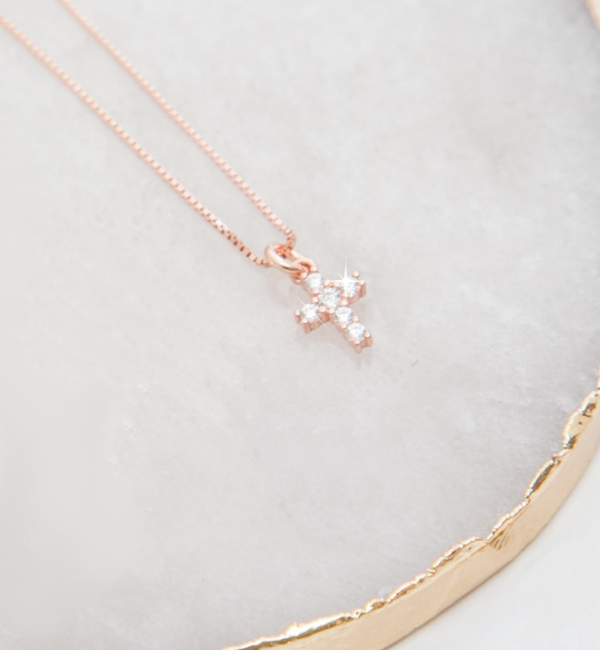 KAYA sieraden Necklace 'Crystal Cross'