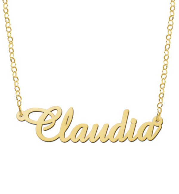 Sieraden Necklace with Name 'Elegant'