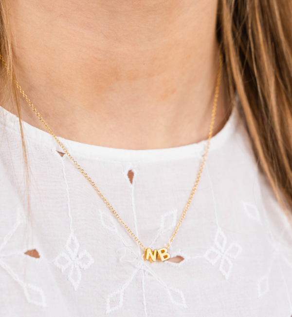 KAYA sieraden Letter ketting Initiaal | Stel zelf samen