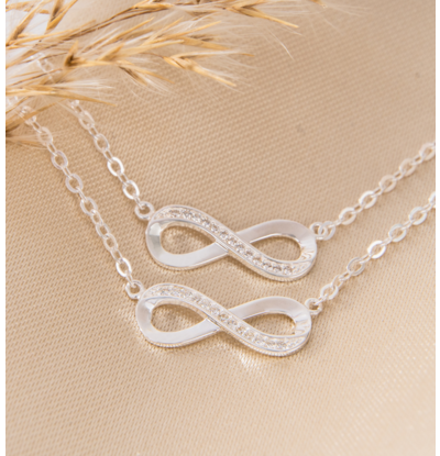 KAYA sieraden 2 kettingen 'Forever'
