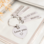 KAYA sieraden Keychain Heart with Name Charms | Compose yourself