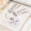 KAYA sieraden Keyring Heart with Name Charms | Choose your Charms