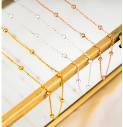 KAYA sieraden Losse Bolletjes Ketting