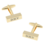 KAYA sieraden Stainless Steel Cufflinks 'Bar' with Engraving