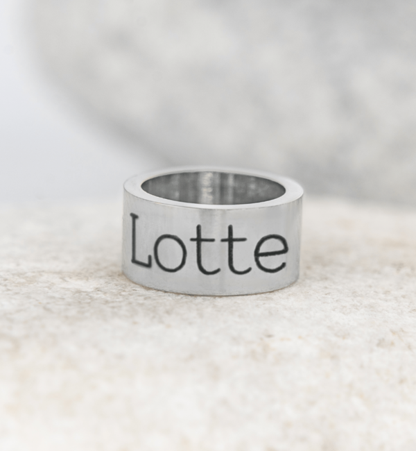 KAYA sieraden Personalized Stainless Steel Ring