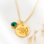 KAYA sieraden Birthstone with Birth Flower Necklace