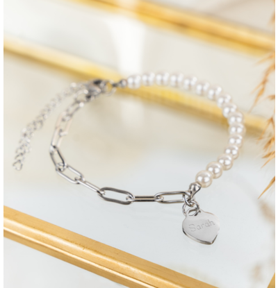 KAYA sieraden Bracelet 'Pearls' | Stainless Steel